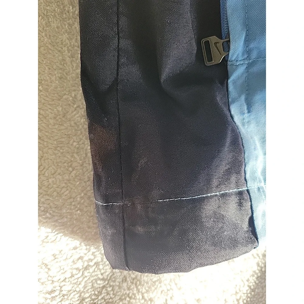 Nike Nylon Windbreaker Jacket Full Zip Pockets Light‎ Blue Sz XL